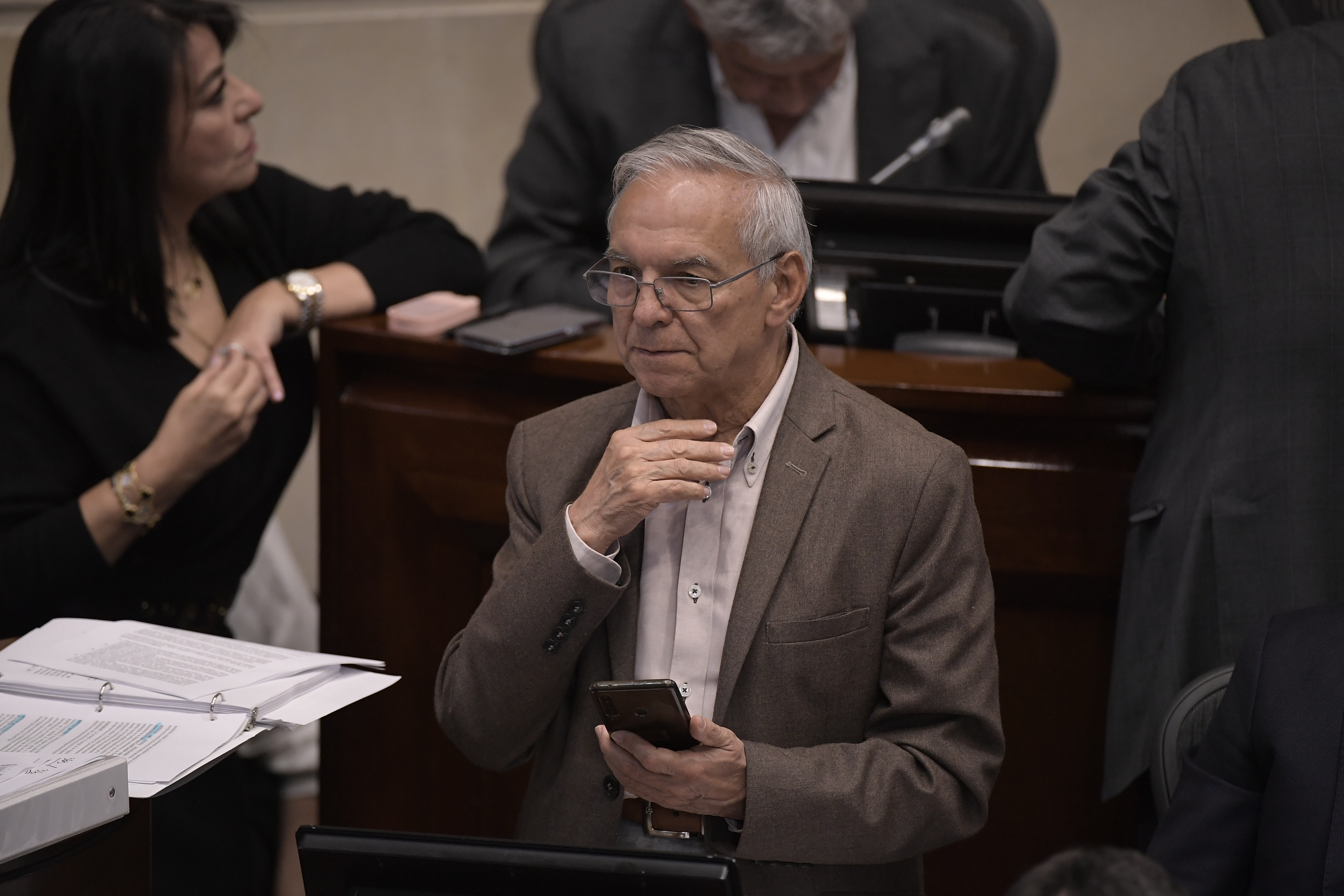Ministro de Hacienda, durante el debate sobre el Plan Nacional de Desarrollo.