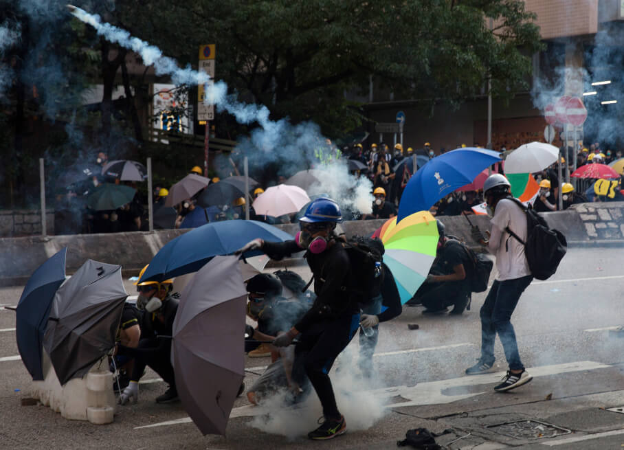 Caos en Hong Kong: protestas y la primera huelga en cincuenta años