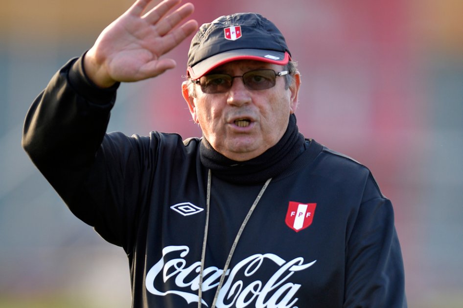 Sergio Markarián, entrenador de la selección peruana. Foto: EFE
