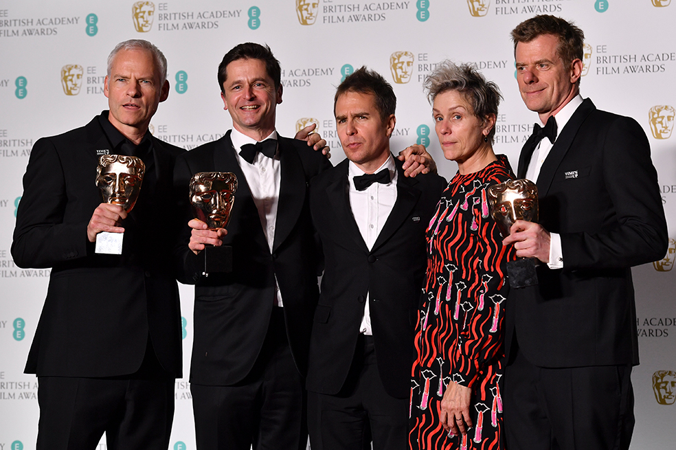 «Tres anuncios por un crimen» ganó cinco premios Bafta