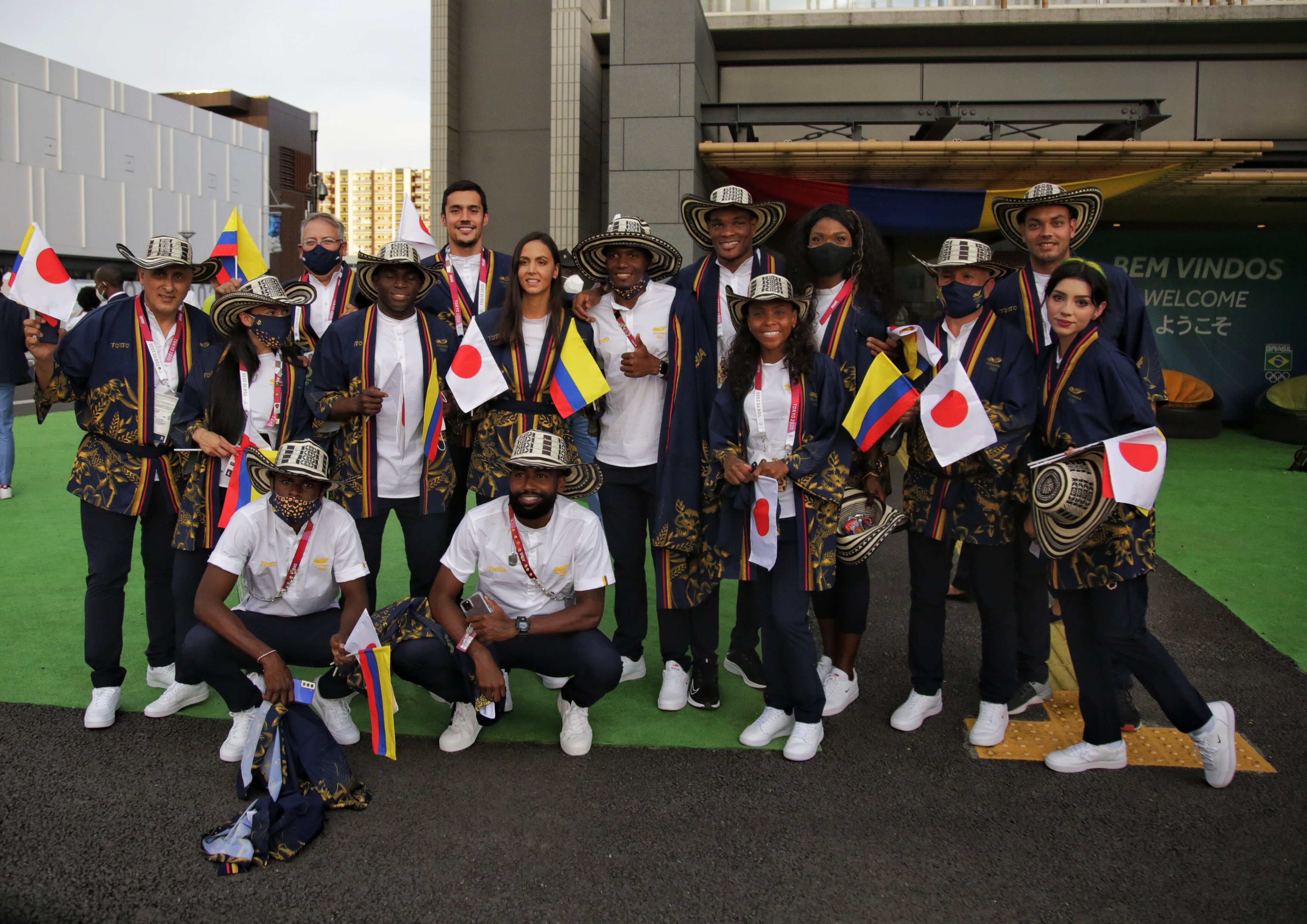 Colombia en la inauguración de los Olímpicos