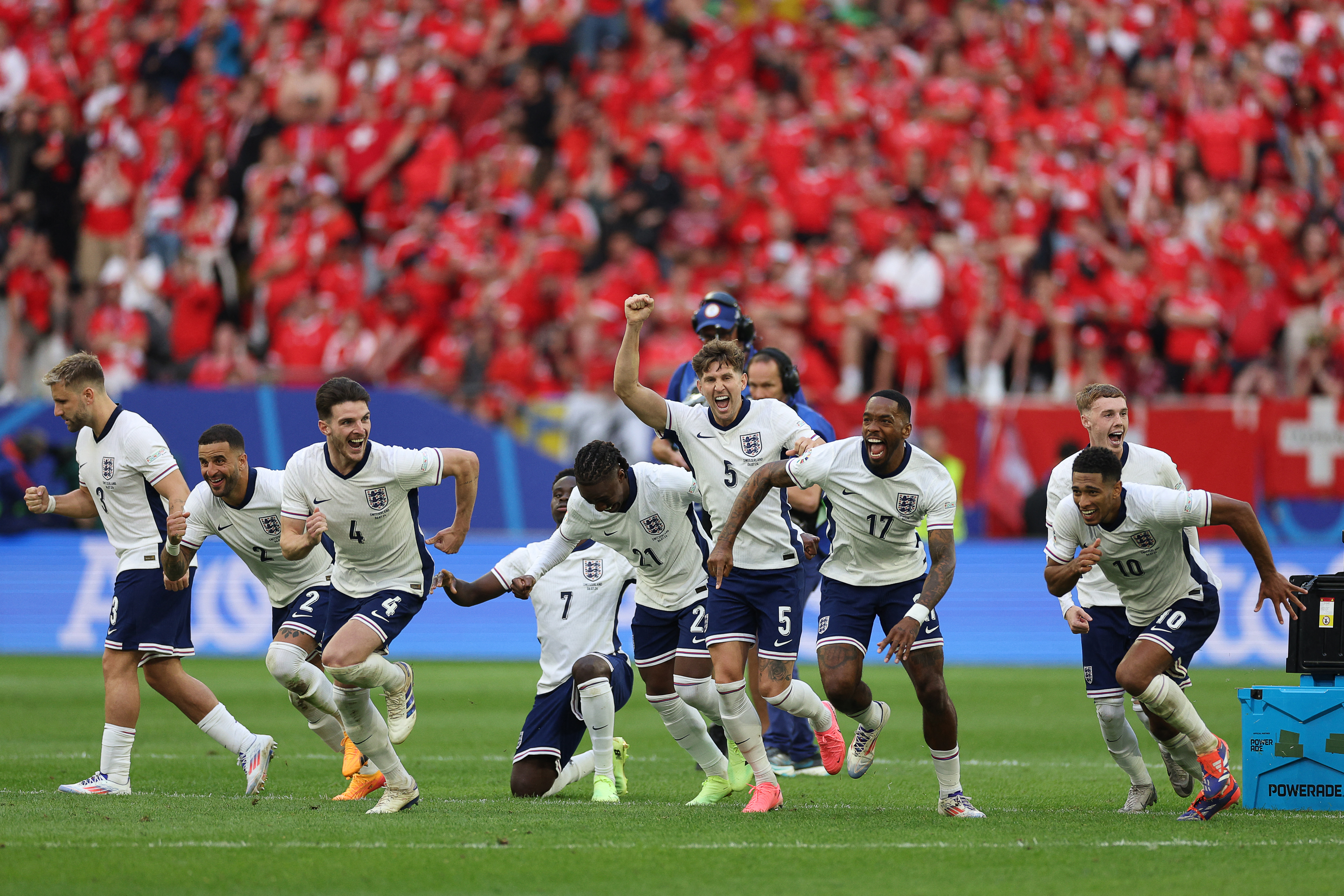 Inglaterra eliminó a Suiza en los penaltis y es semifinalista de la Eurocopa