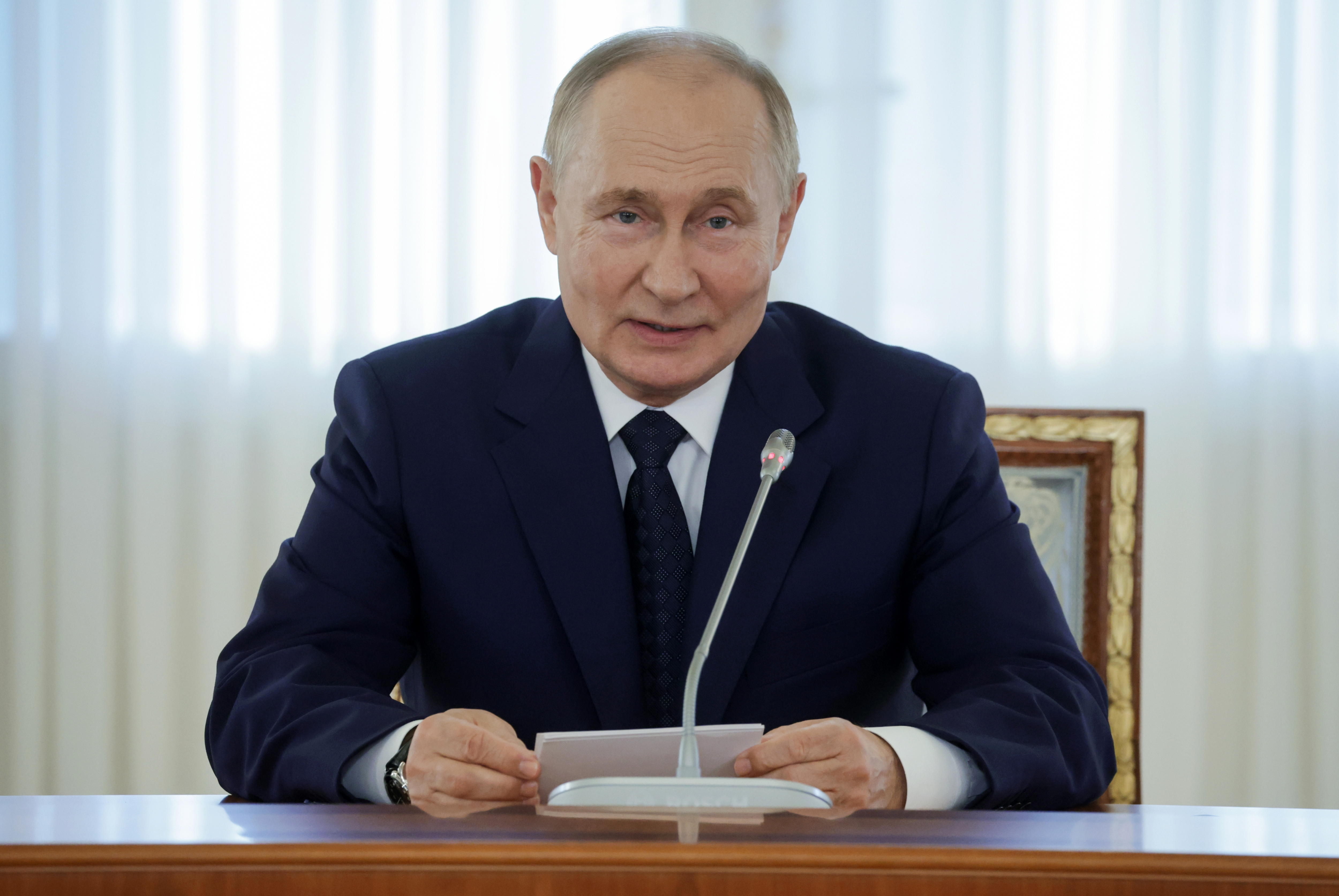Putin advierte a la OTAN sobre autorización de armas de largo alcance a Ucrania