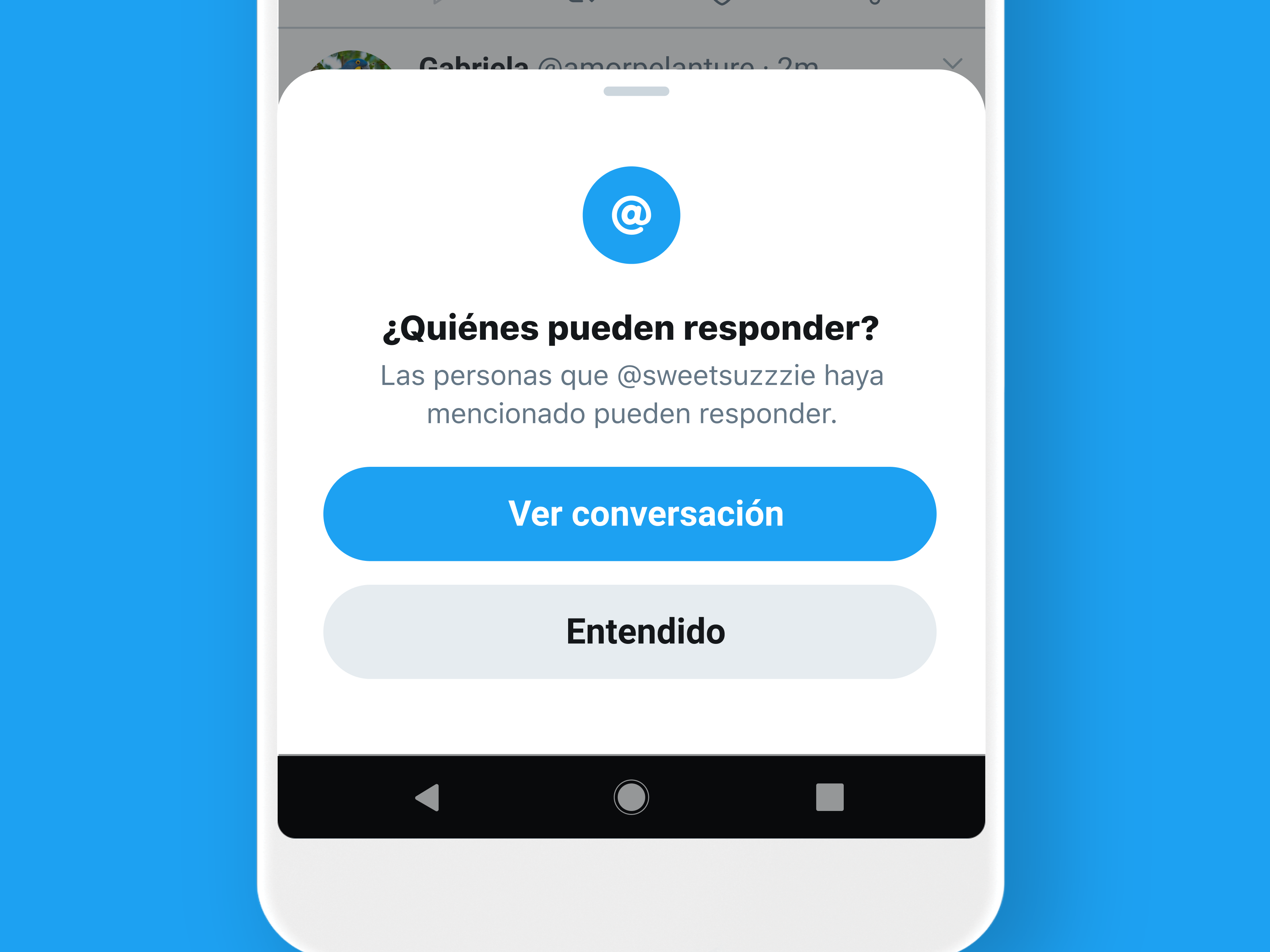 Ahora Twitter permite elegir quién puede responder a un trino publicado