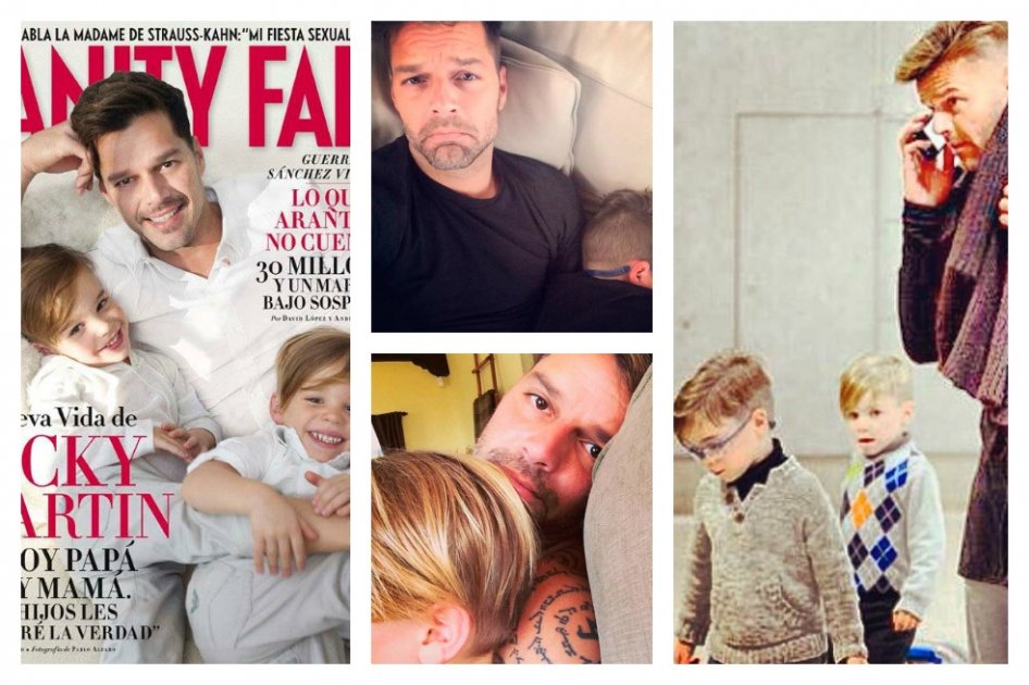 Hijos de Ricky Martin: uno rockero y otro jardinero