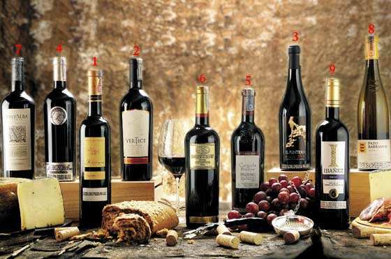 Variedades especiales de vino para festejar