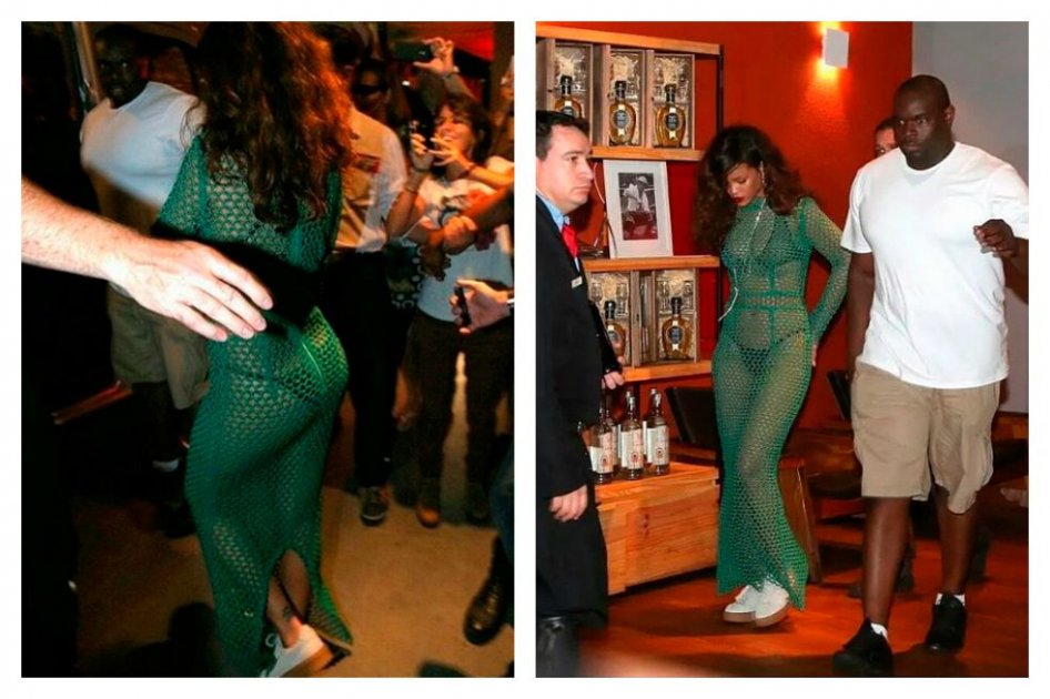 Guardaespaldas de Rihanna pelea con fotógrafos en Río de Janeiro