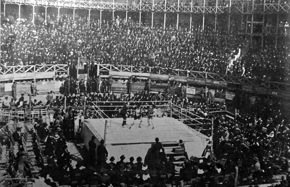 Cuando la plaza de toros fue ring de boxeo