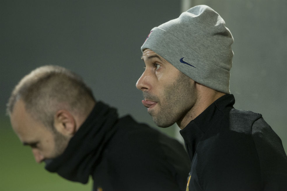 Javier Mascherano, defensor del Barcelona.  / AFP