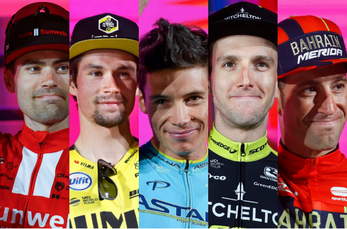 Los cinco candidatos a ganar el Giro de Italia