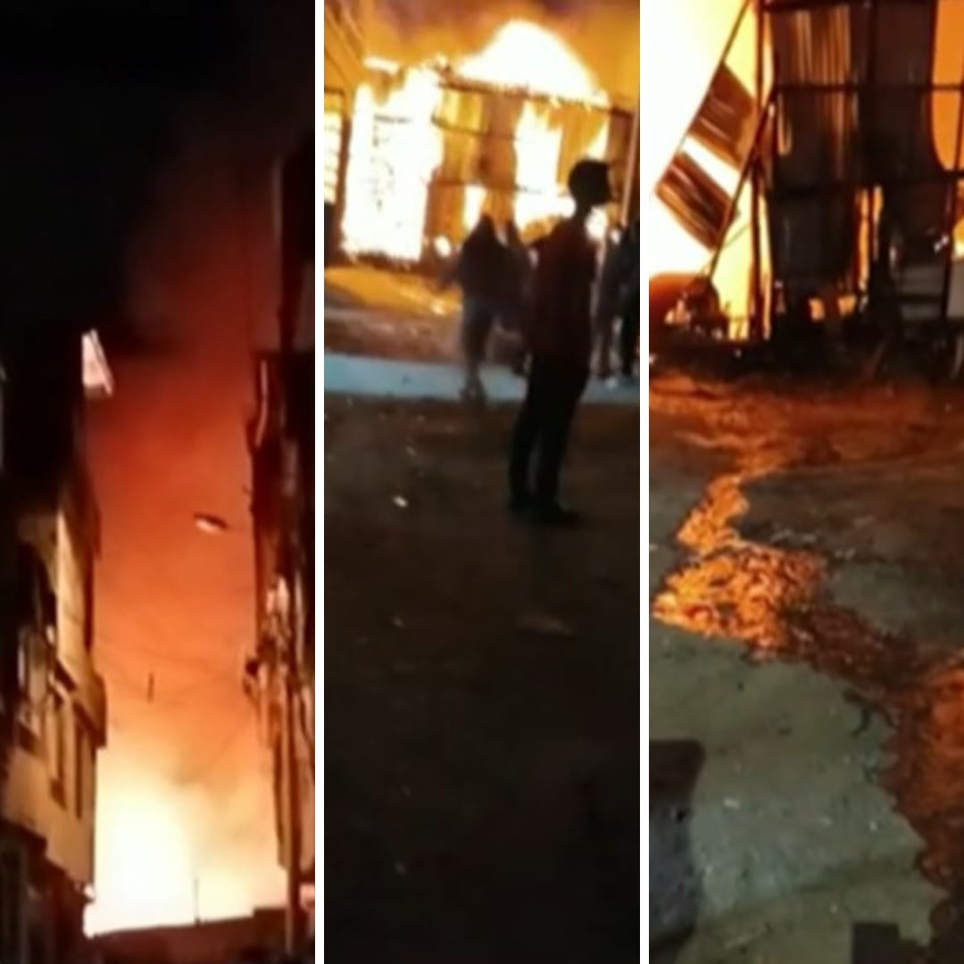 Incendio en bodega de reciclaje en San Bernardino, Bosa, dejó varias familias afectadas