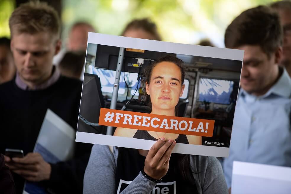 Liberada la capitana del barco «Sea Watch» detenida en Italia por salvar a 40 migrantes