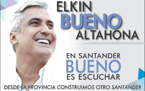 Elkin Bueno renuncia a su candidatura para la Gobernación de Santander