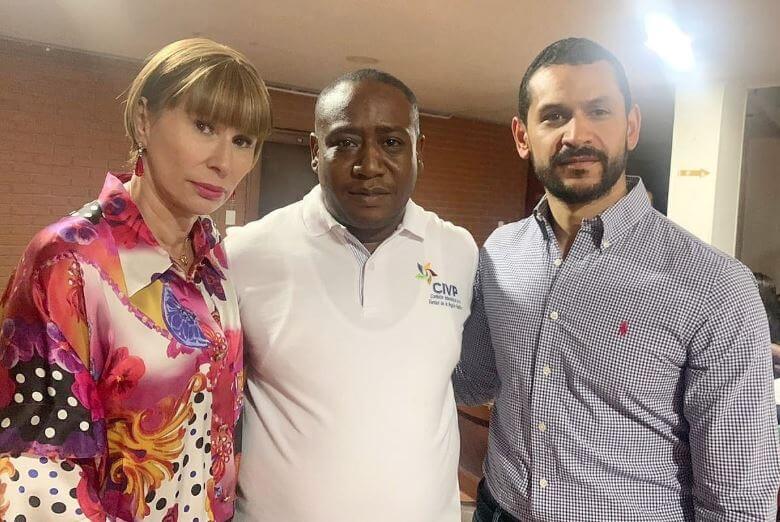 «Vine a expresarle mi apoyo»: Alicia Arango en reunión con Leyner Palacios