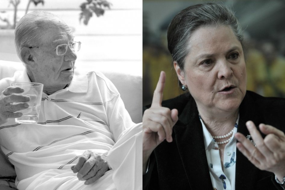 Alfonso López Michelsen y Clara López Obregón. / Archivo