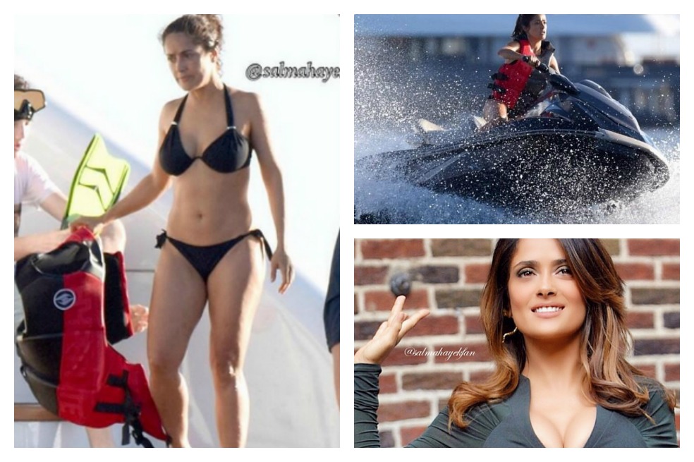 ¿Cuántos años puede tener Salma Hayek de acuerdo a su bikini?