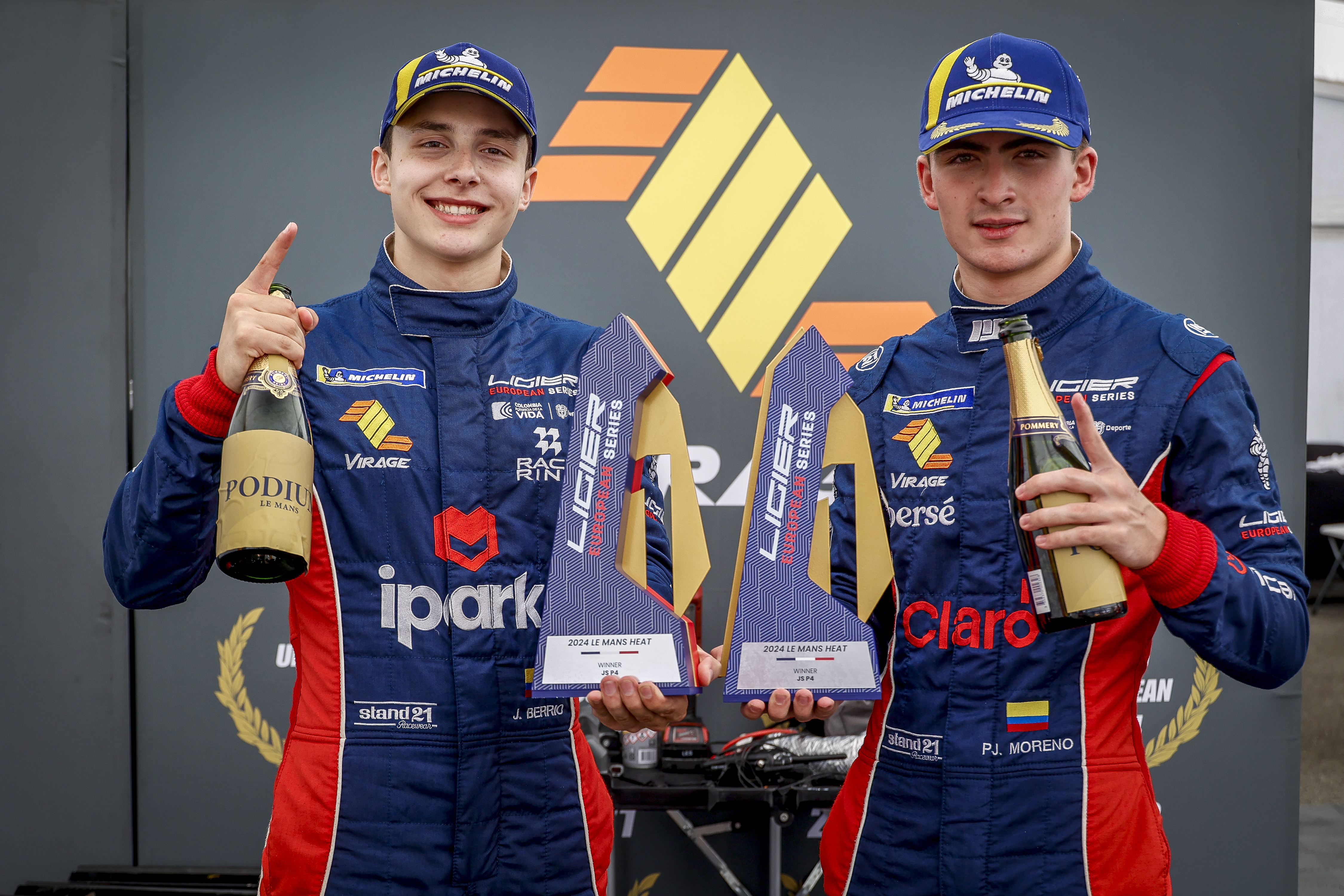 Victoria de Pedro Juan Moreno y Jerónimo Berrío en Le Mans