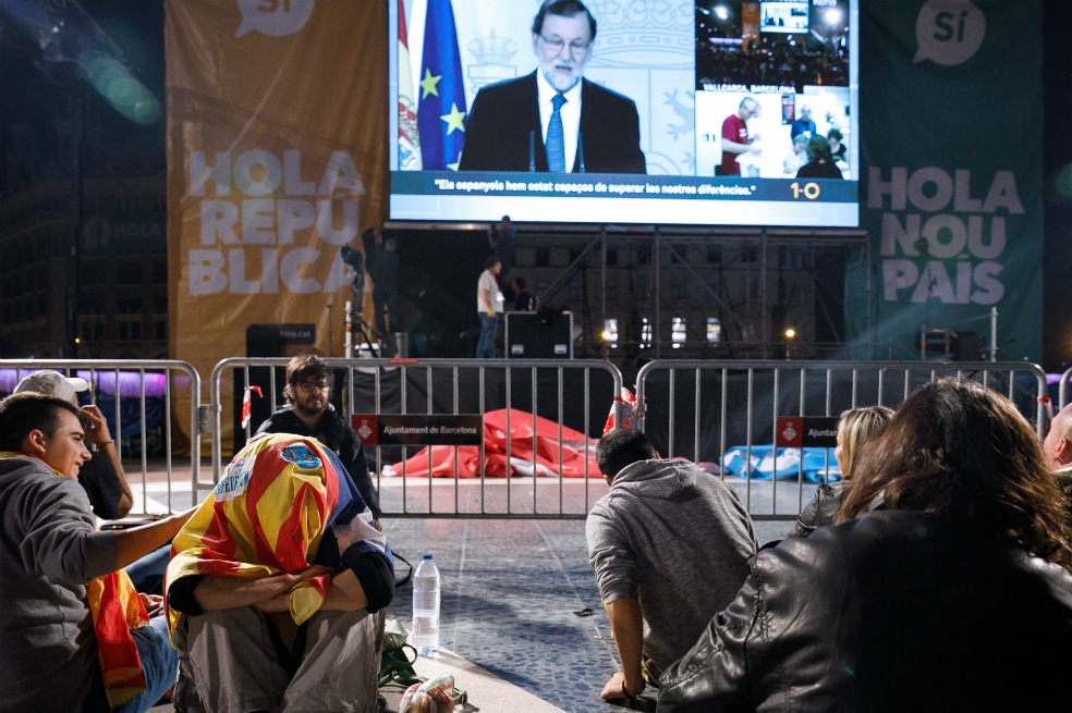 "Hoy no ha habido un referéndum en Cataluña": presidente español