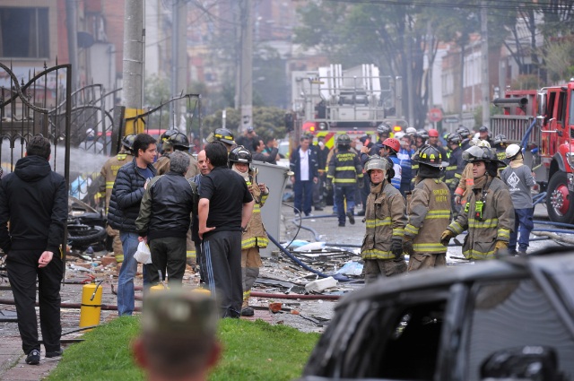 Explosión en Bogotá afectó 16 viviendas