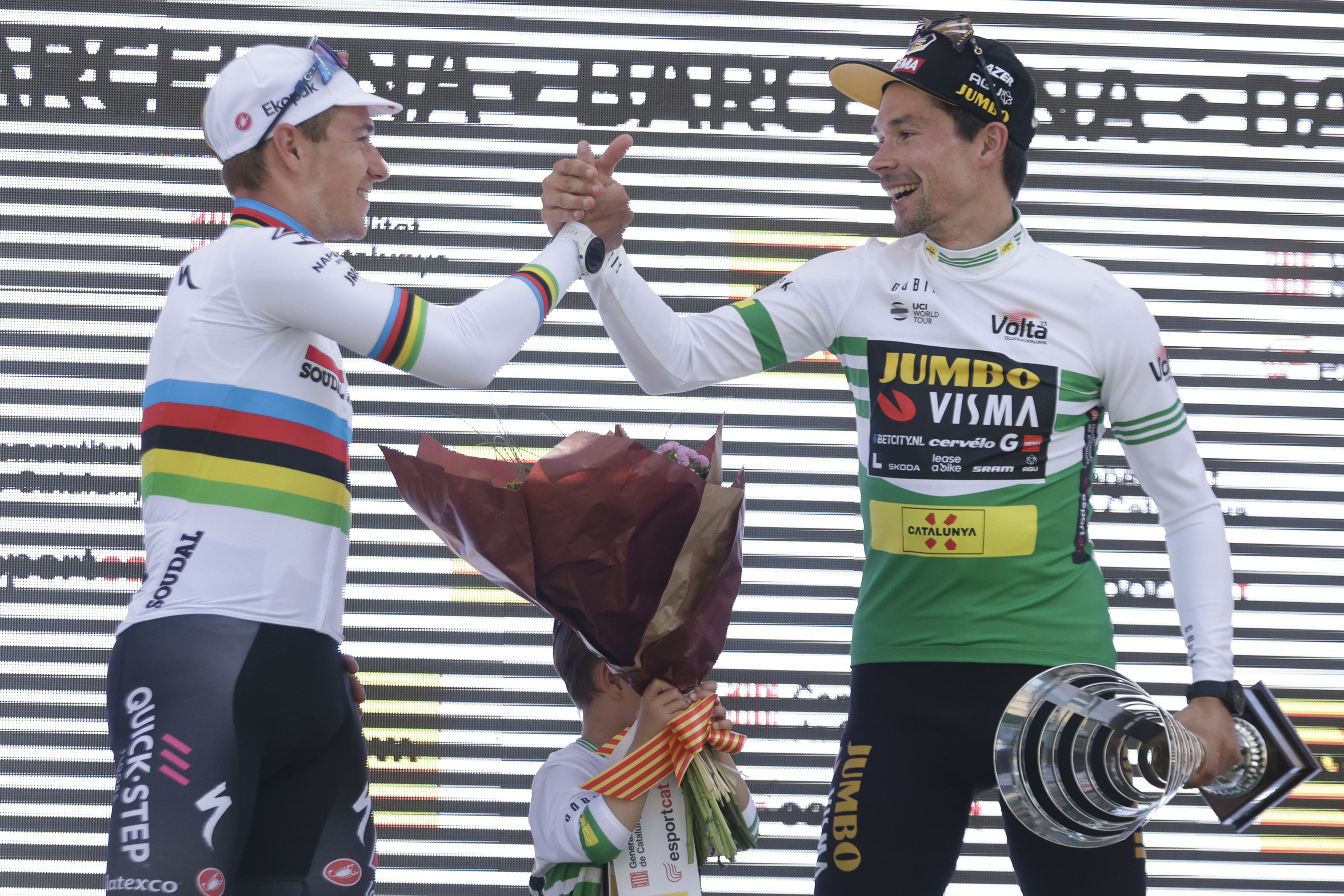 Roglic resistió los ataques de Evenepoel y quedó campeón de la Vuelta a Cataluña