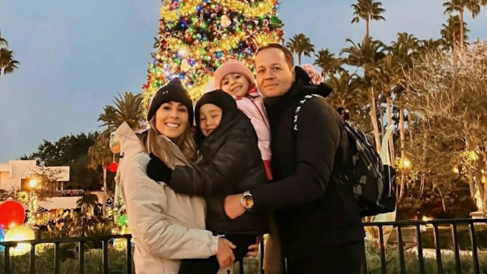 Carolina Soto, Germán González y sus hijos: Valentino y Violeta