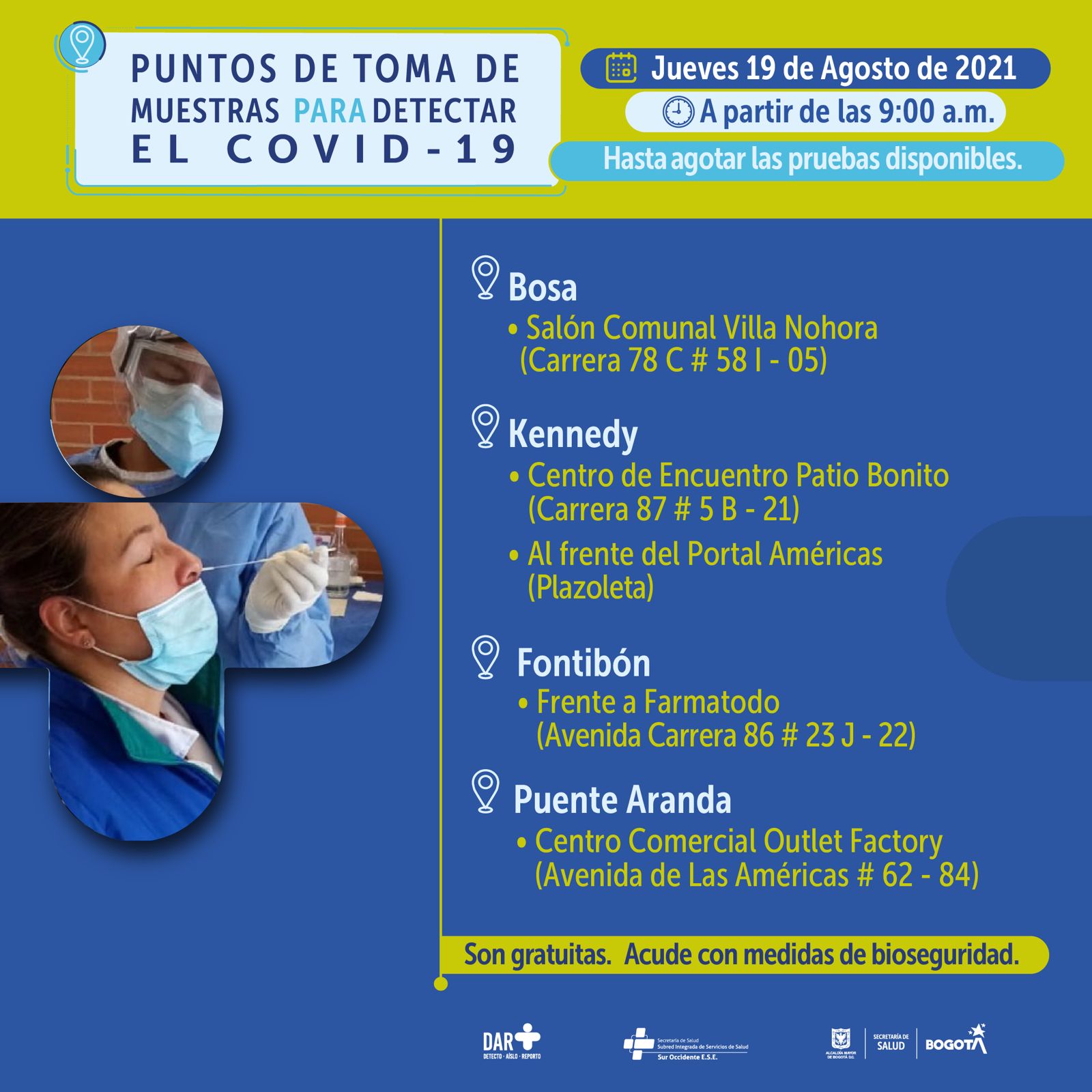 Sur / Occidente de Bogotá.