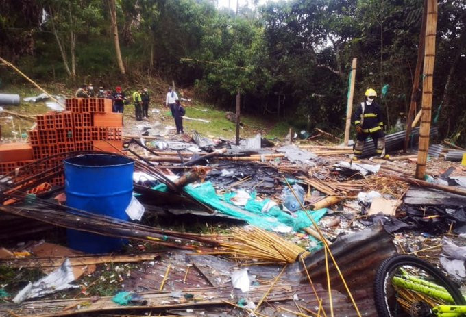 Explosión de una polvorería en Líbano (Tolima) deja un muerto y 17 heridos