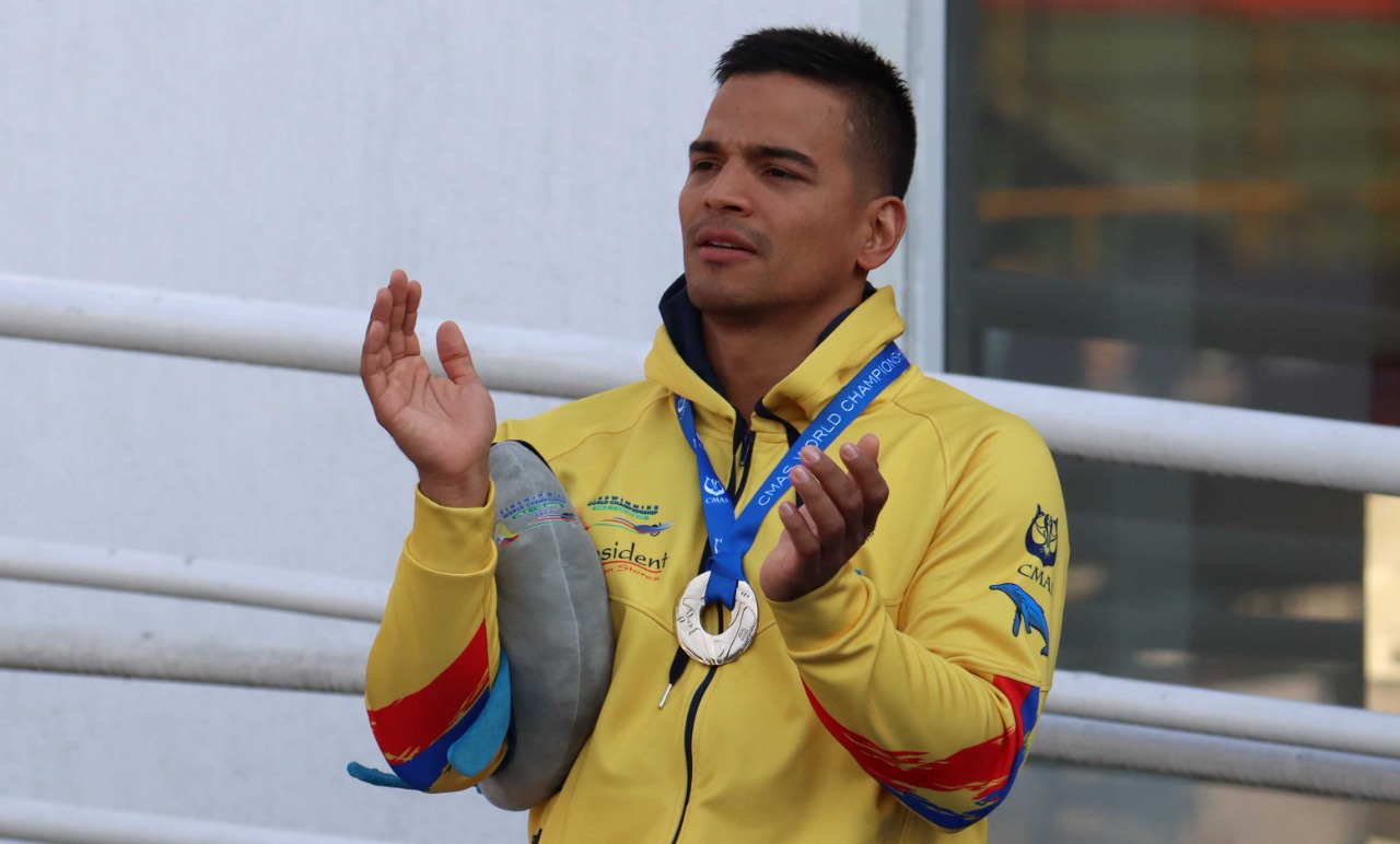 Colombia sumó otra medalla en el Mundial de Natación con Aletas de Cali