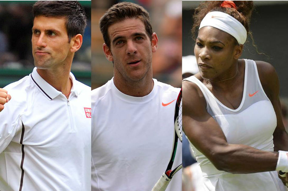 Djokovic, Del Potro y Serena Williams superan 1ª ronda de Wimbledon