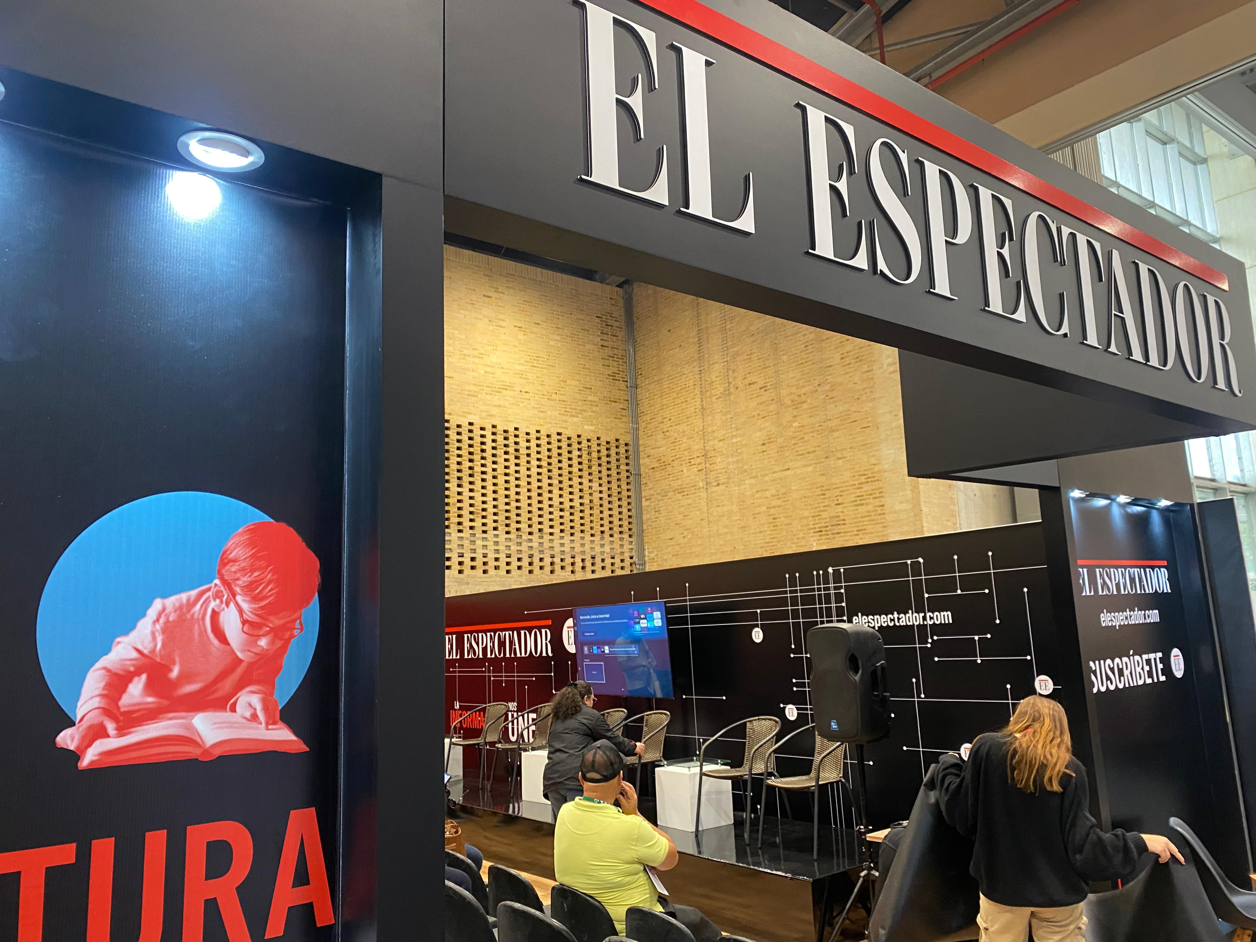 En el pabellón 16, stand 1224, se encuentra El Espectador.