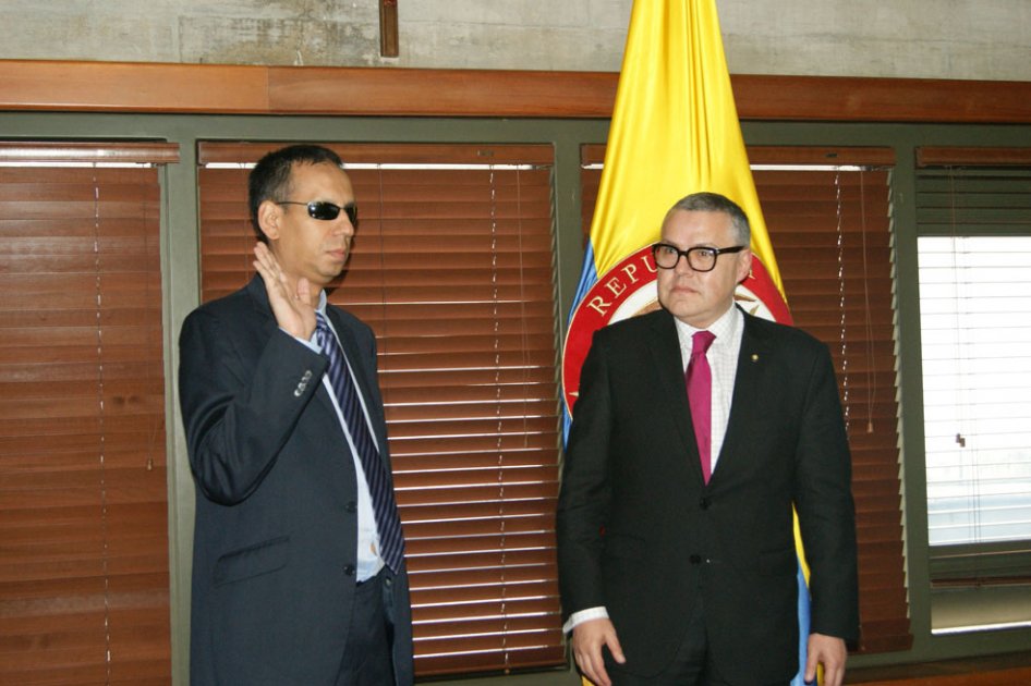 Colombia ya cuenta con un magistrado invidente