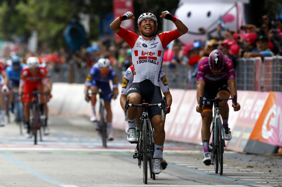 Tregua de los favoritos: Caleb Ewan se quedó con la octava etapa del Giro de Italia