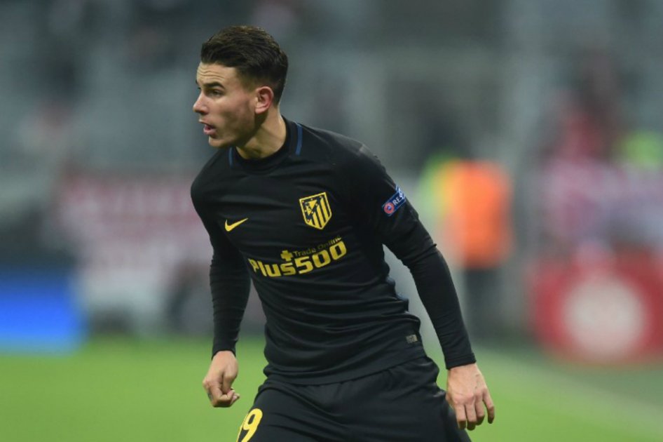 Lucas Hernández, jugador francés del Atlético de Madrid. / AFP