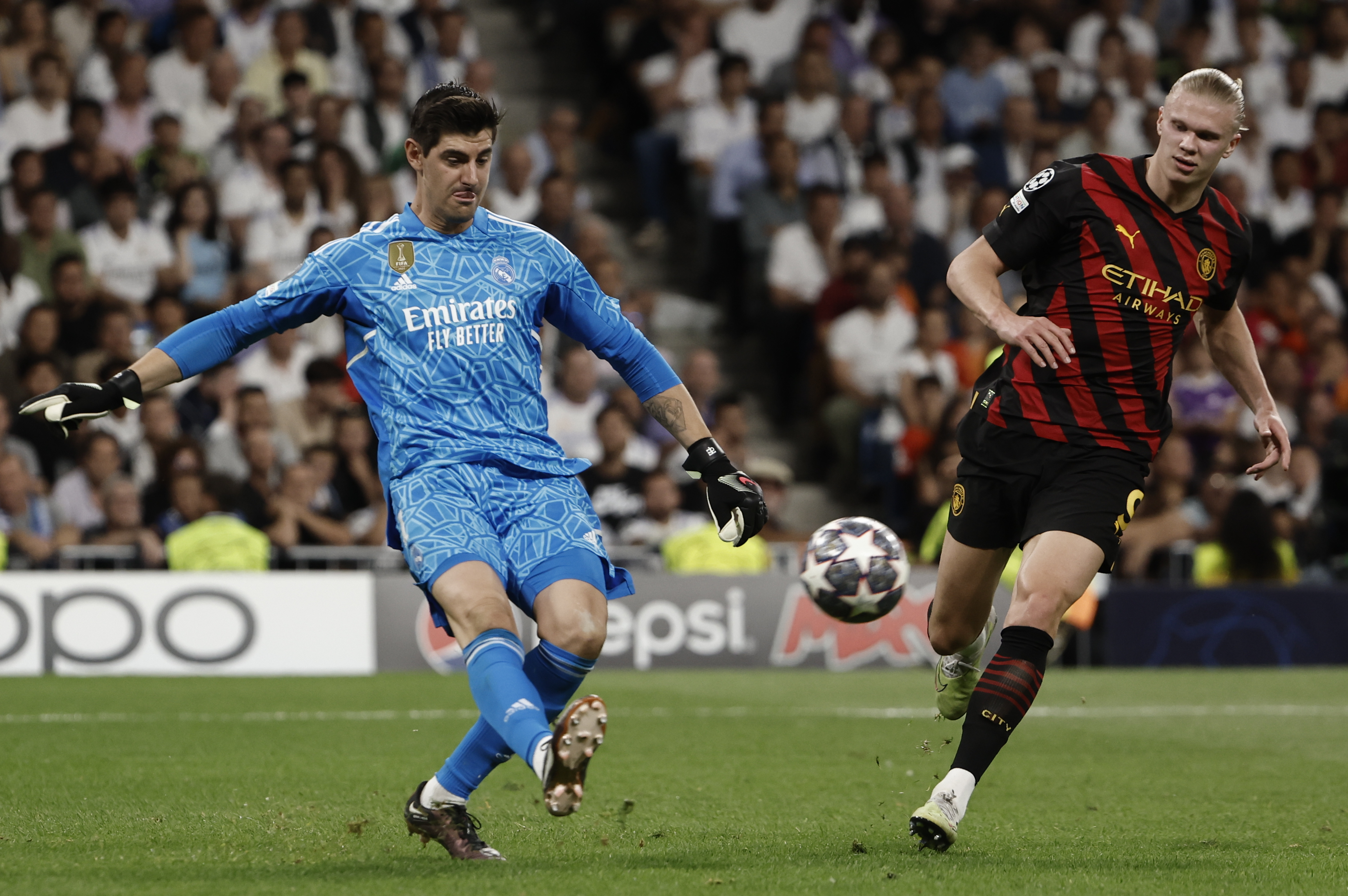 Manchester City salvó un empate contra Real Madrid en las semifinales de la Champions