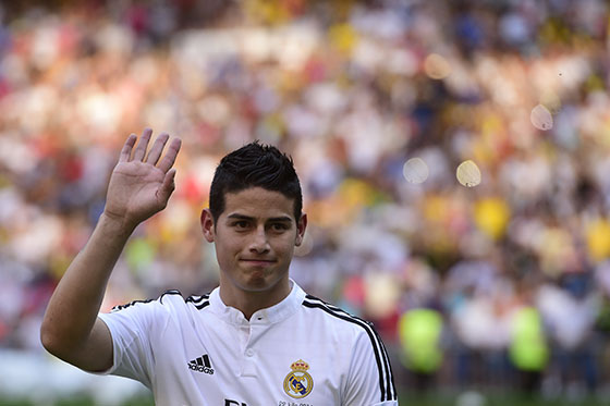 James Rodríguez: es un sueño estar en el Real Madrid