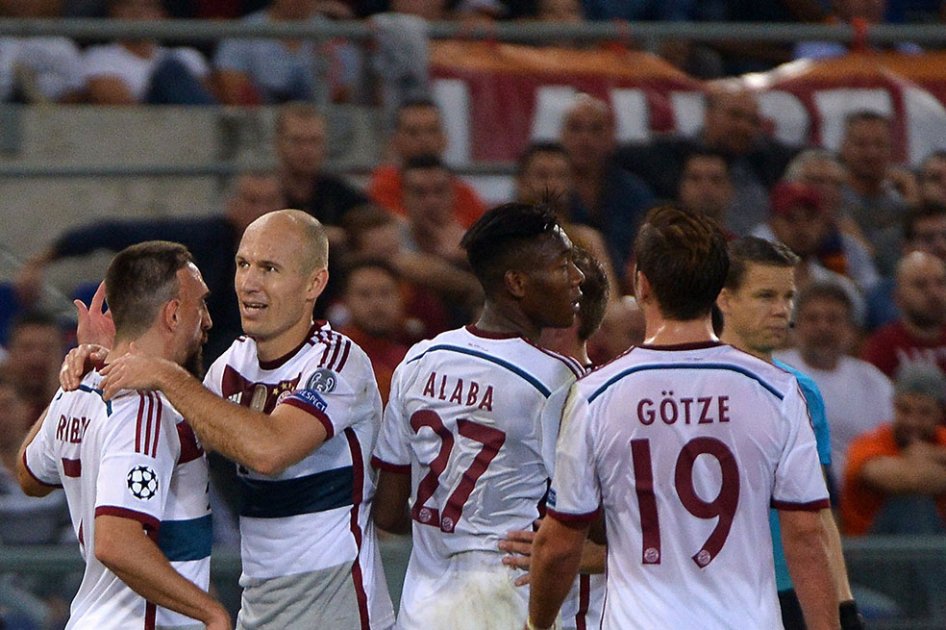 Aplastante victoria del Bayern Múnich contra la Roma