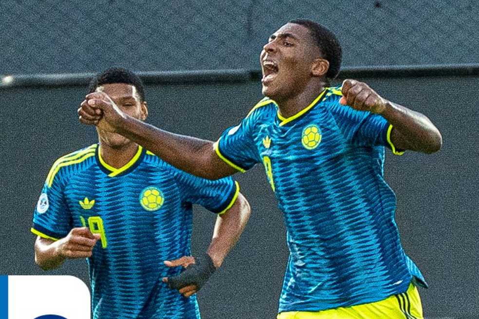 Así fueron los goles con los que Colombia venció a Brasil en el Sudamericano Sub-17: video