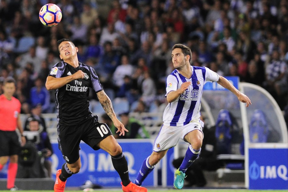 James Rodríguez ingresó al minuto 77 en debut victorioso de Real Madrid en Liga