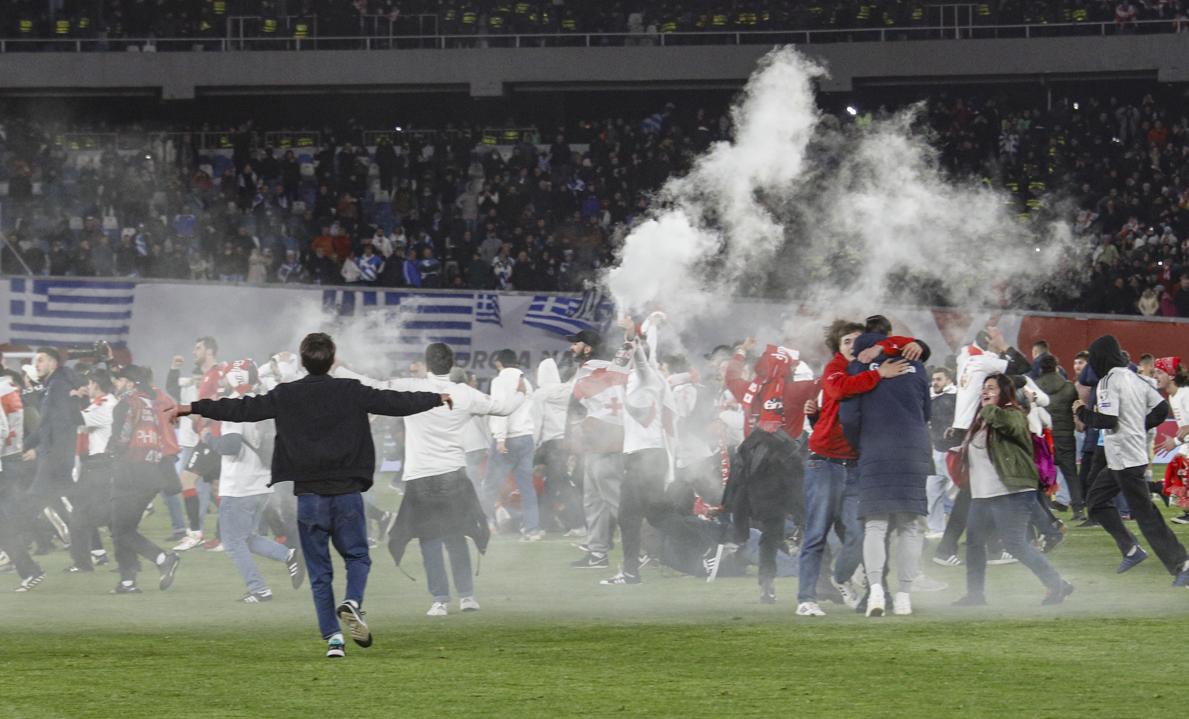 ¡Locura total! Así fue la celebración tras la clasificación de Georgia a la Euro