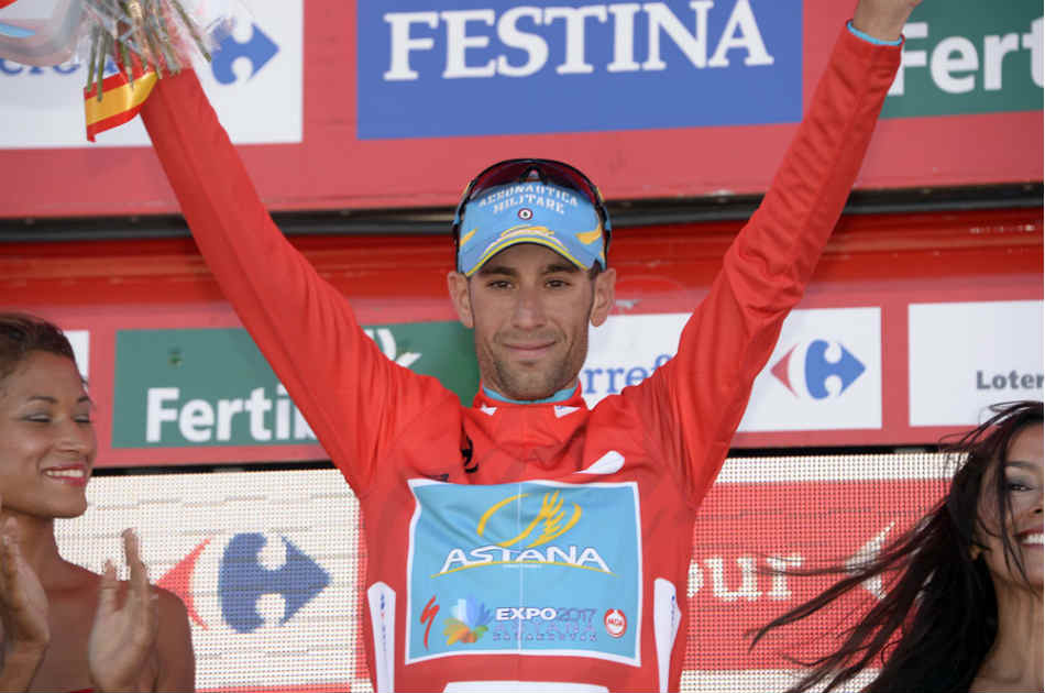 Nibali es el líder parcial de la Vuelta a España.