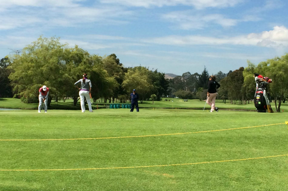 Santiago Tobón, primer líder del Abierto de Golf Serrezuela Country Club