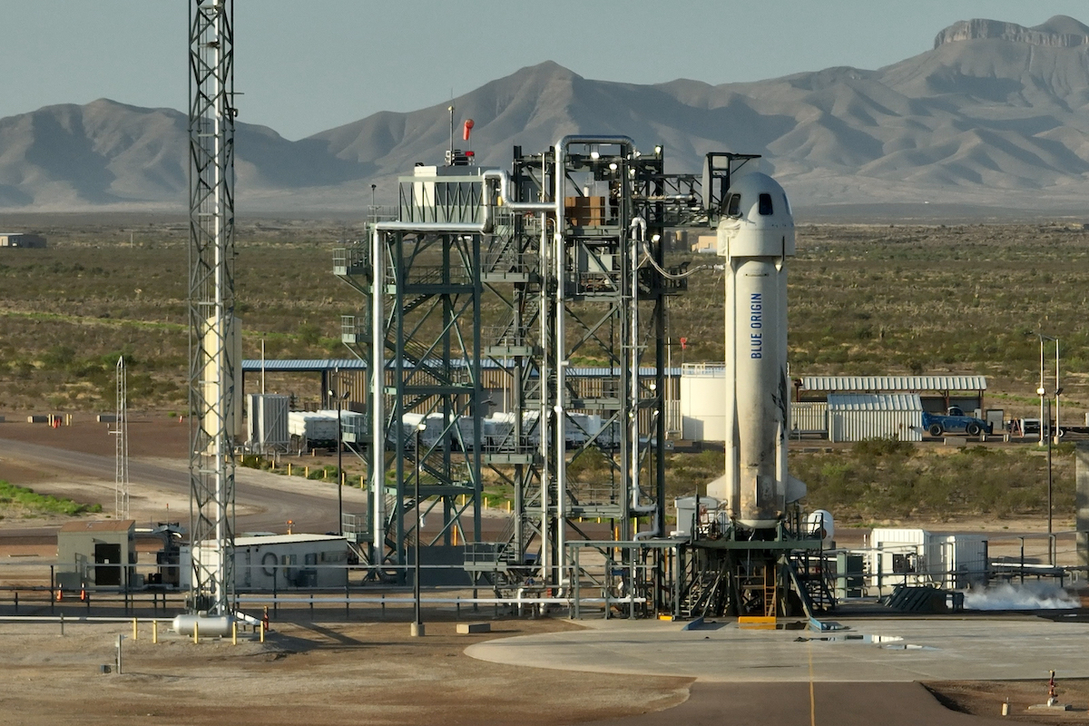 Blue Origin: despega con éxito la misión espacial de Jeff Bezos