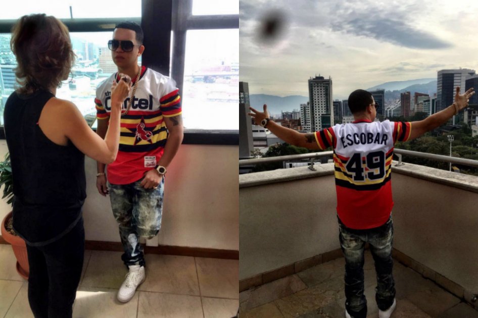 Indignación en Medellín por camiseta de reggaetonero J Álvarez alusiva a Pablo Escobar
