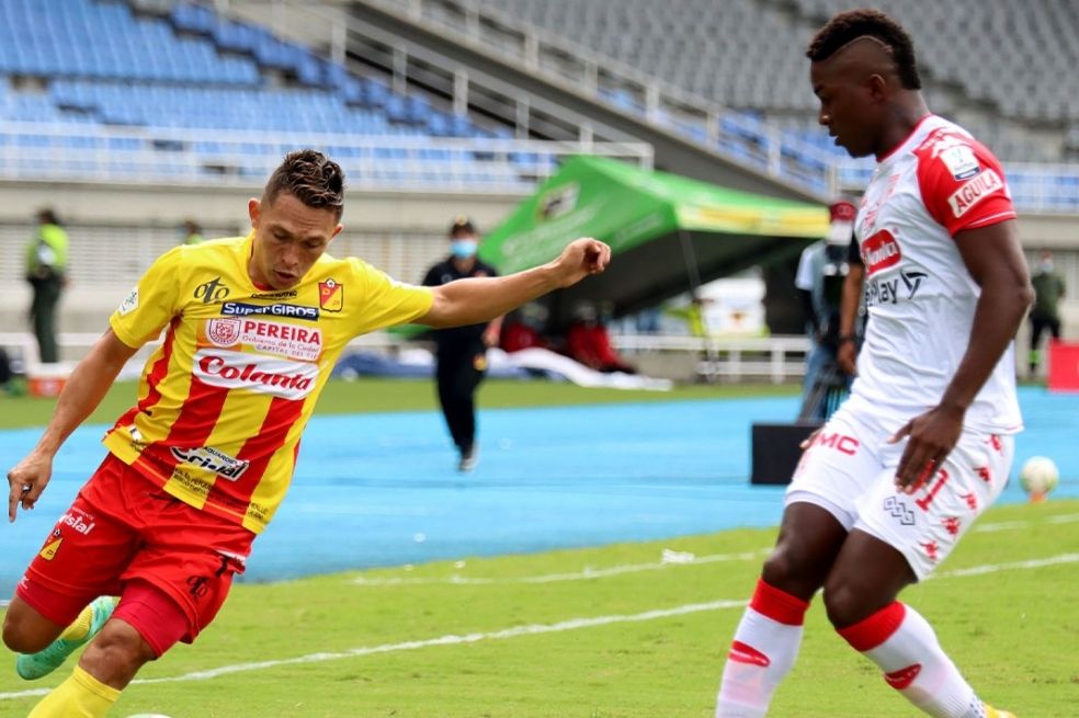 Santa Fe, en agonía, salvó un empate contra Pereira en la Liga BetPlay