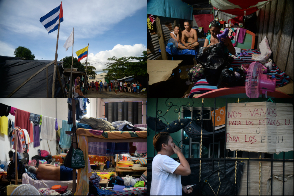 Así vivían los migrantes cubanos en una bodega de Turbo, Antioquia