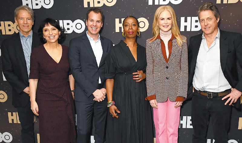Parte del elenco de la recién estrenada serie de HBO.