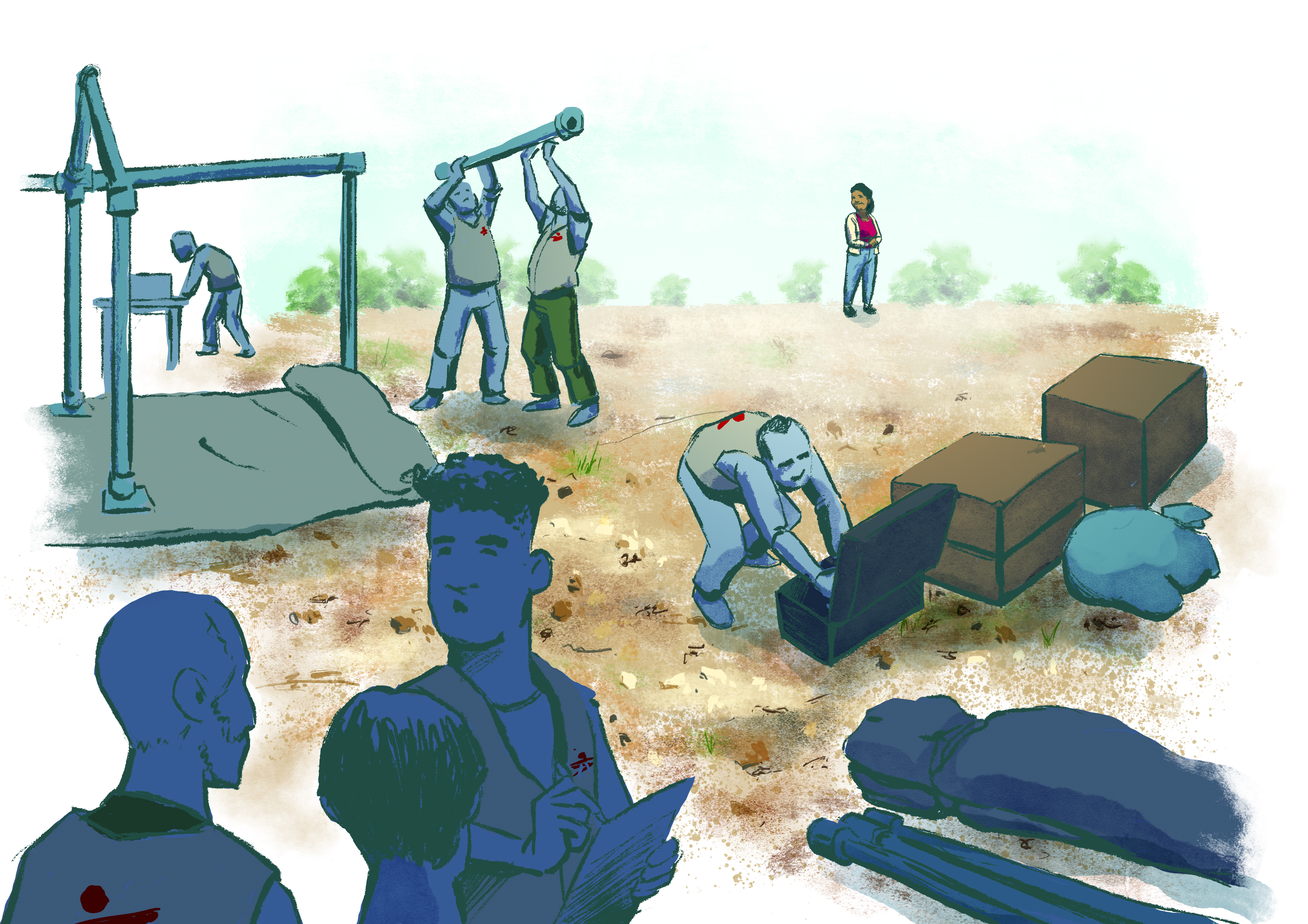 Horas blancas en la clínica móvil: la atención en salud en las zonas apartadas