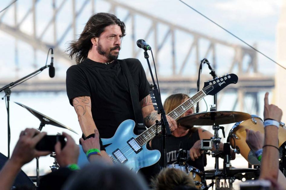 Dave Grohl, cantante de Foo Fighters.