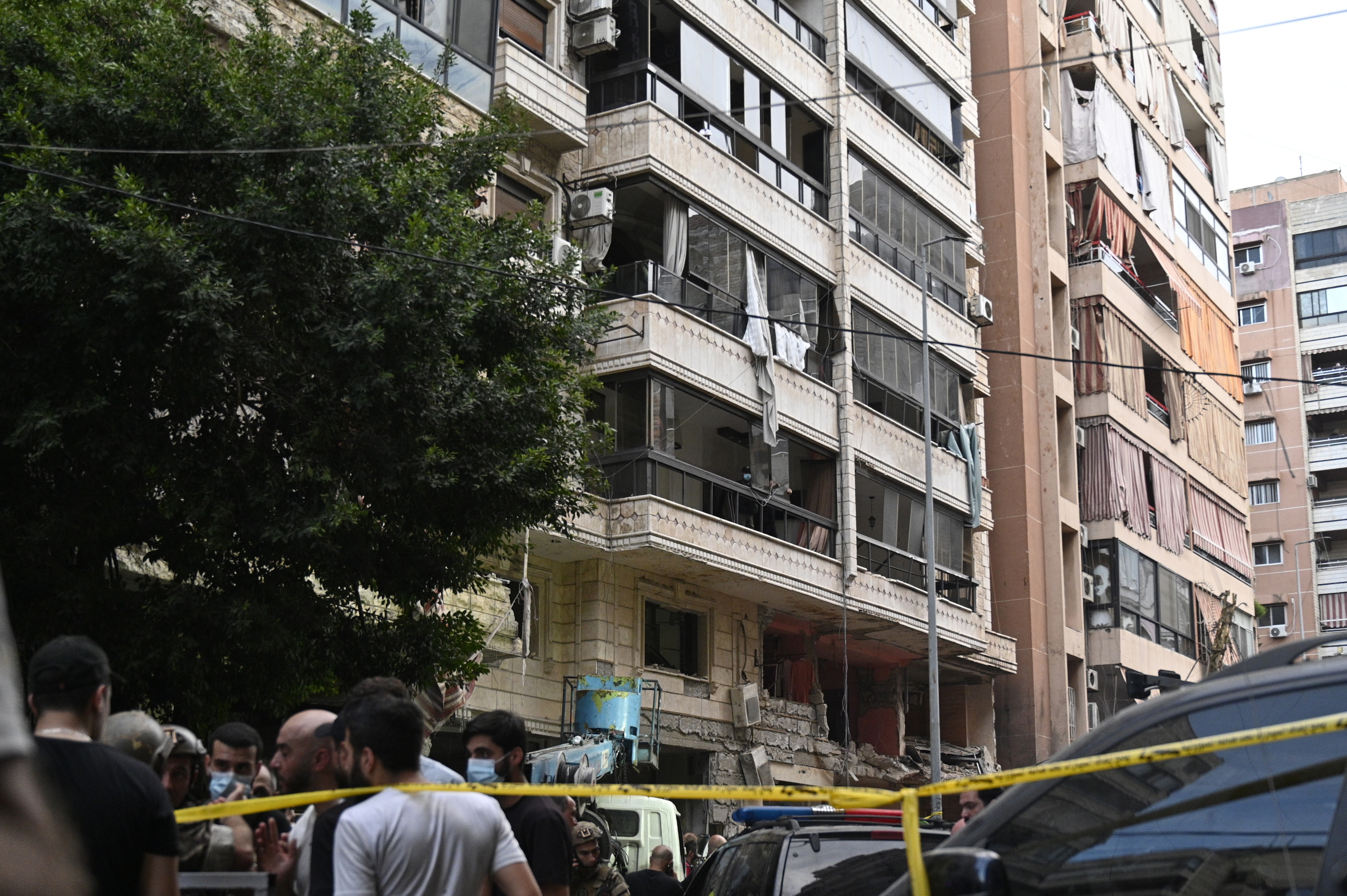 El bombardeo israelí sobre Beirut dejó al menos 14 muertos y 66 heridos