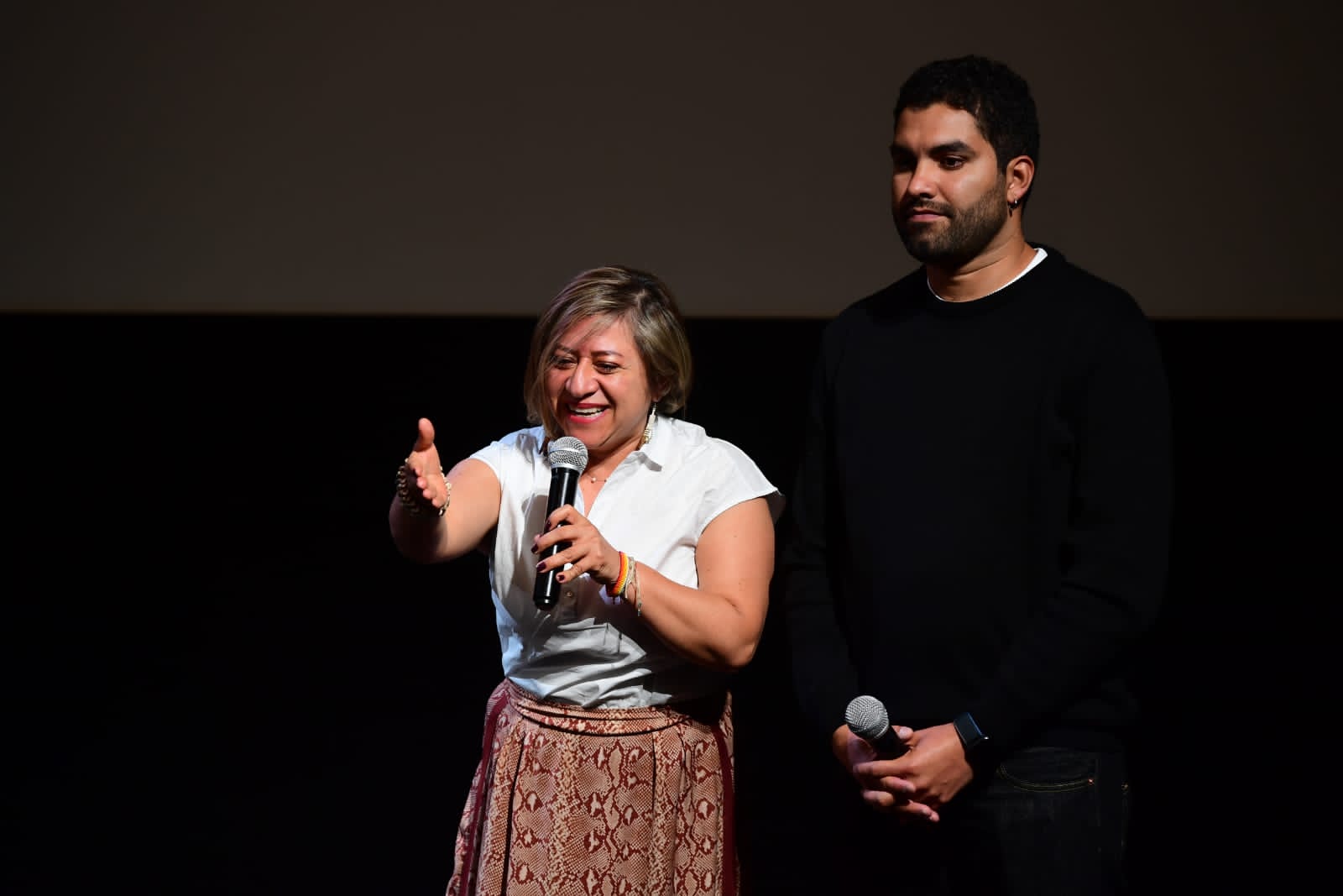 Gloria Castrillón y Óscar Güesguán, coodirectores del documental No odiarás.